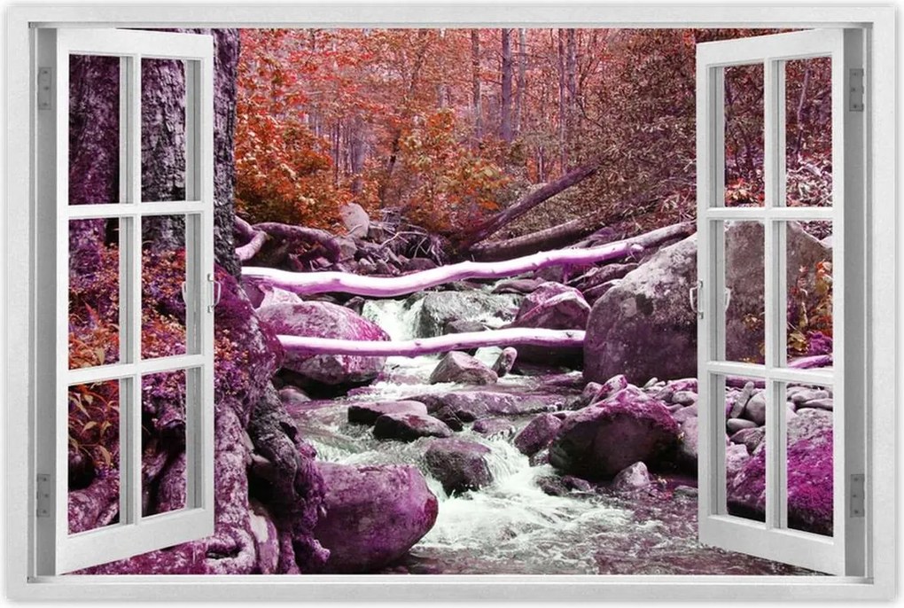 Poszterek 60x40 Lila zuhatag