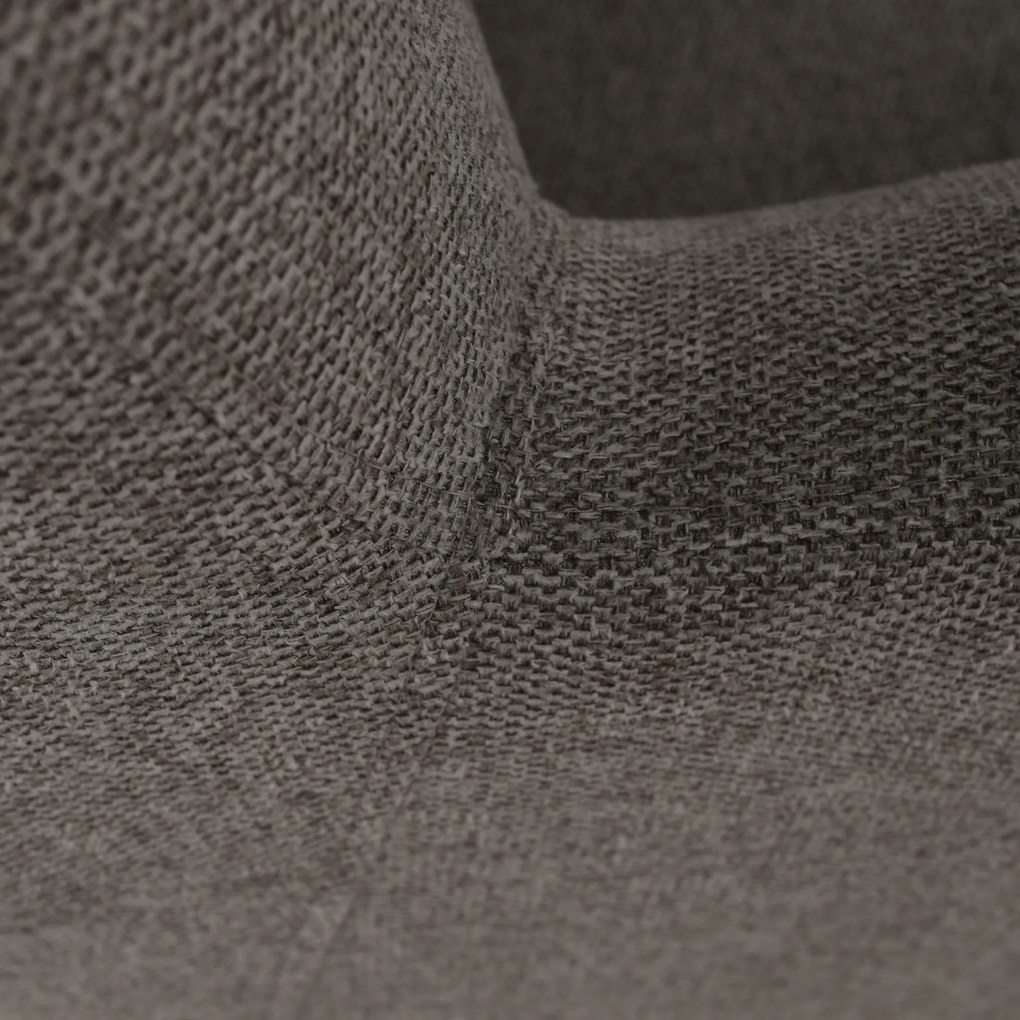 Füles fotel, szürke/fekete, SAMY