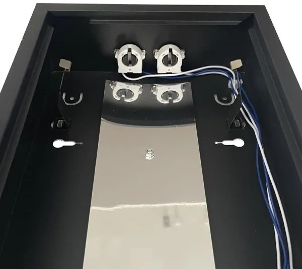 Fénycsöves lámpa T8 2xG13/18W/230V 120 cm fekete