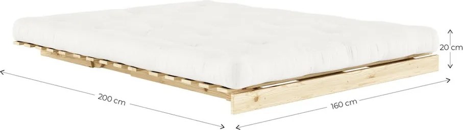 Narancssárgás rézszínű kinyitható kanapé 160 cm Roots – Karup Design