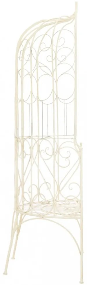 fehér antik vas kerti pad 95 cm