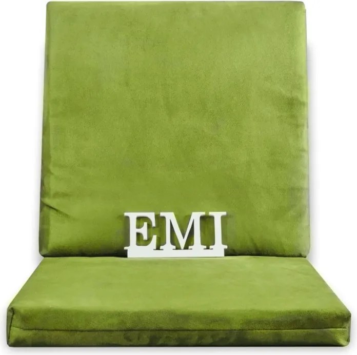 Székpárna zöld EMI, 70x40x5cm