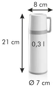 Tescoma CONSTANT CREAM termosz bögrével 0,3 l, 0,3 l