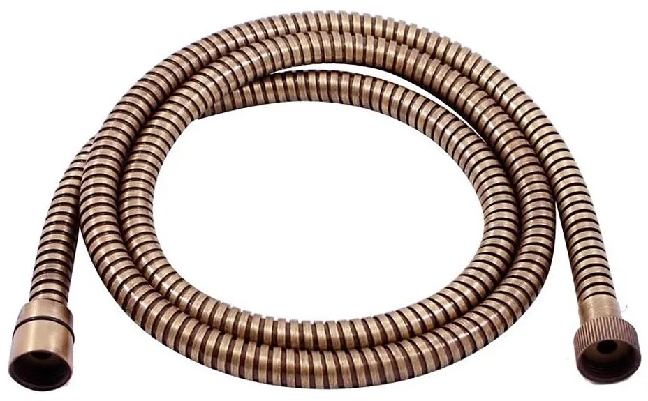RAV Slezák MH1502SM - 150 cm hosszú zuhanycső, antik sárgaréz kivitel