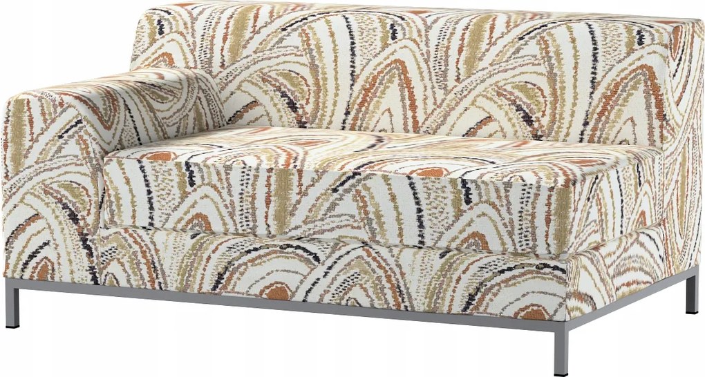 Kramfors 2 személyes balos kanapé huzat Ikea narancssárga