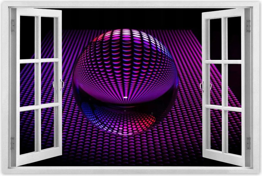 Poszterek 120x80 Lila gömb