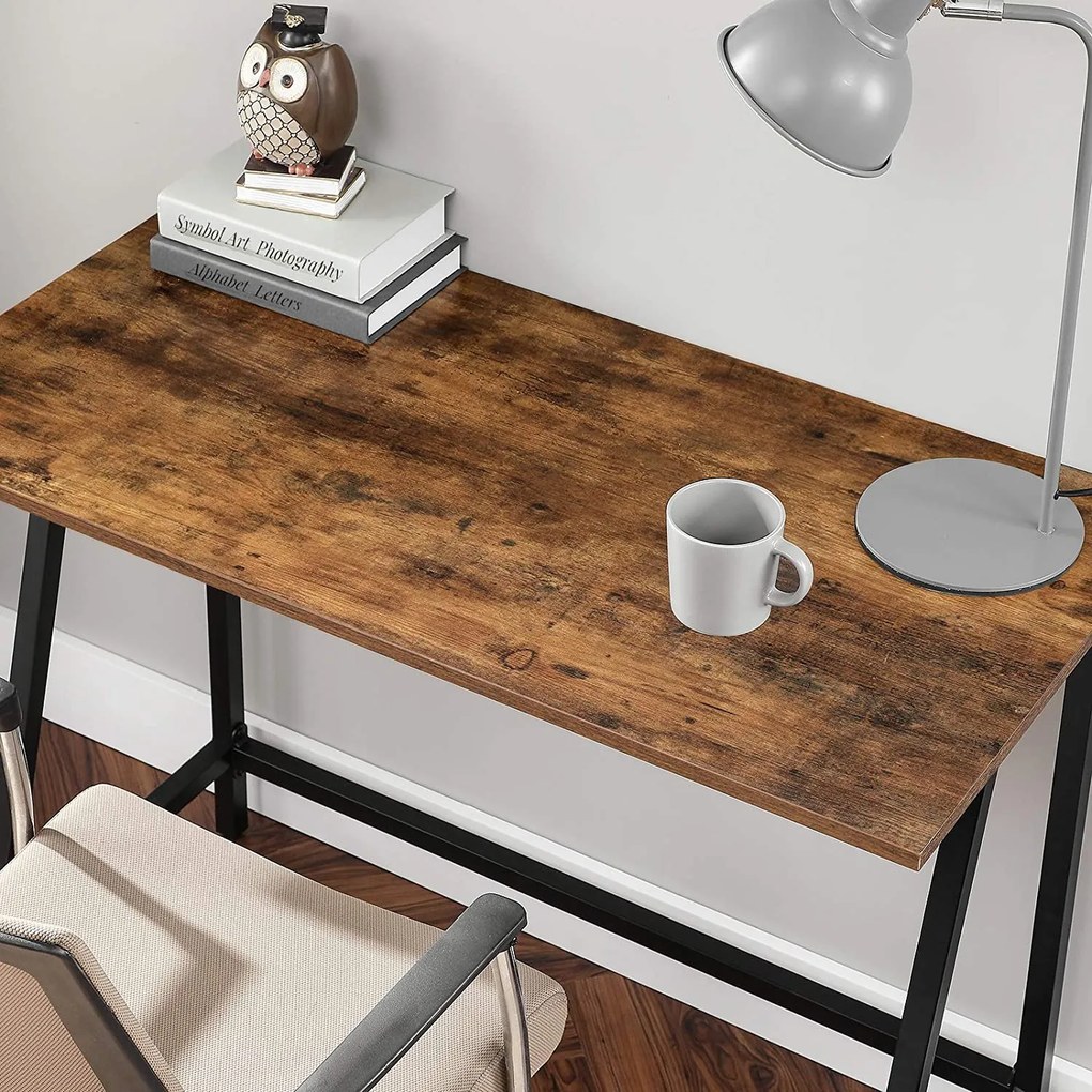 Íróasztal, rusztikus számítógépasztal 100 cm