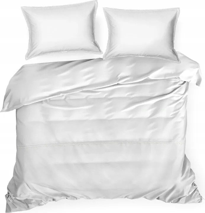Ágynemű Garnitúra Retro 160x200 CM Fehér 115 Gsm Szatén Eurofirany