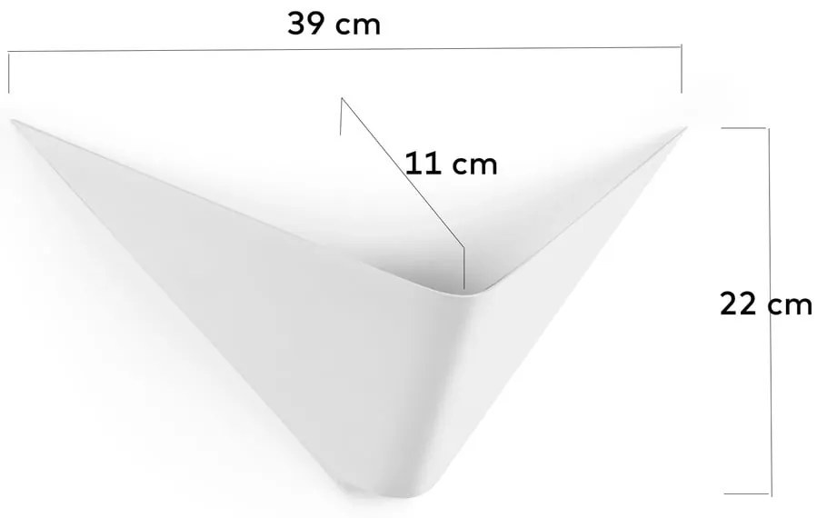 Fehér fém fali lámpa Ginebra – Kave Home