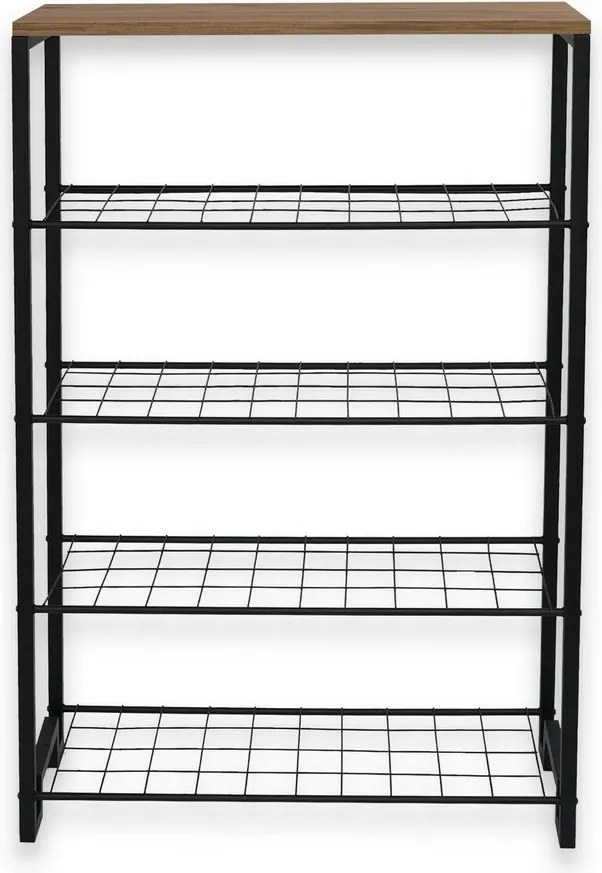 Nancy Atlantic Pine and Black cipősszekrény