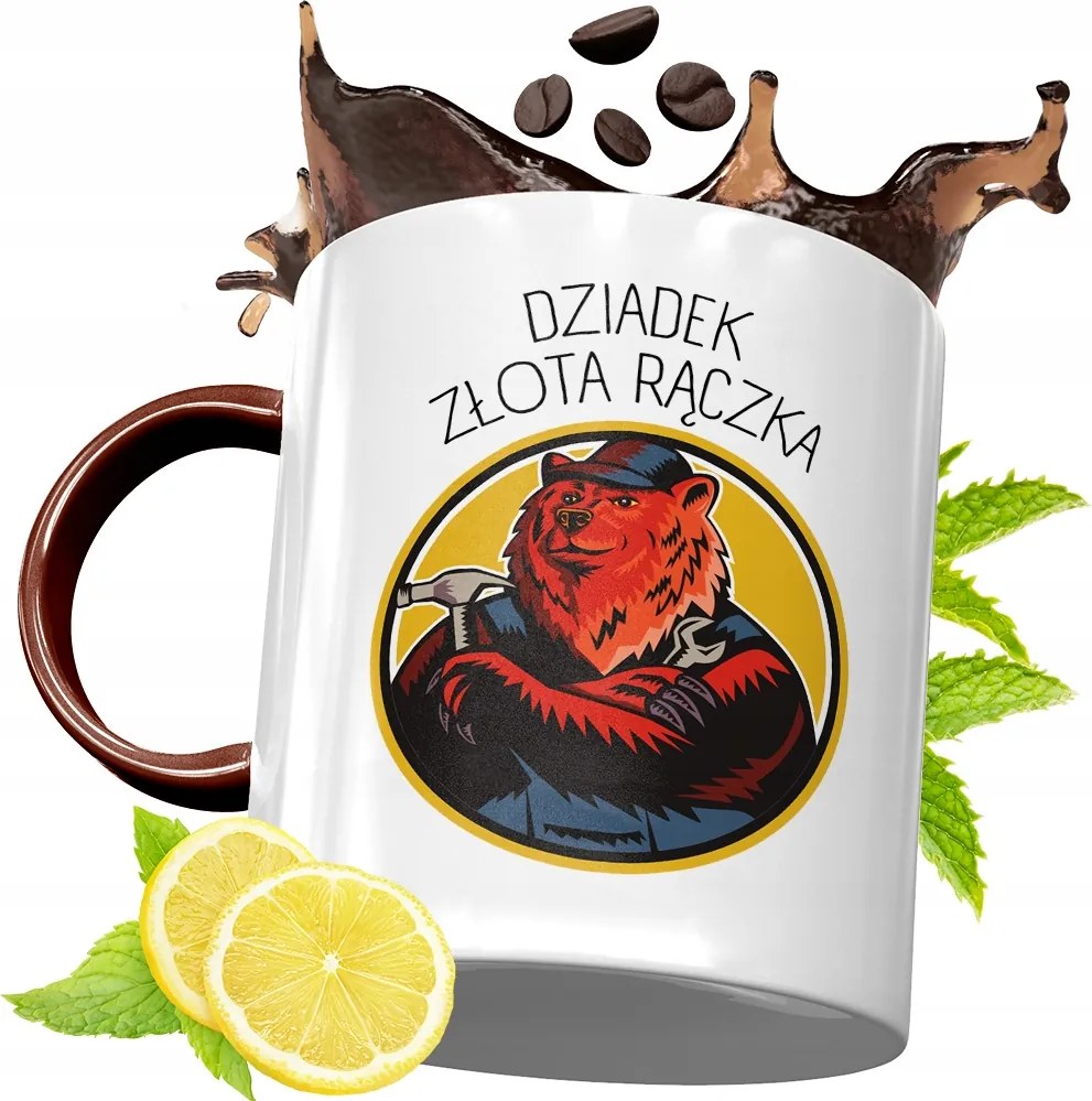 Bordó Bögre Nagypapának Születésnapra Ajándék fényképes nyomattal