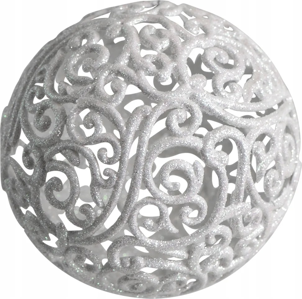 Karácsonyfadíszek fehér Karácsonyi Szféra karácsonyfadíszek