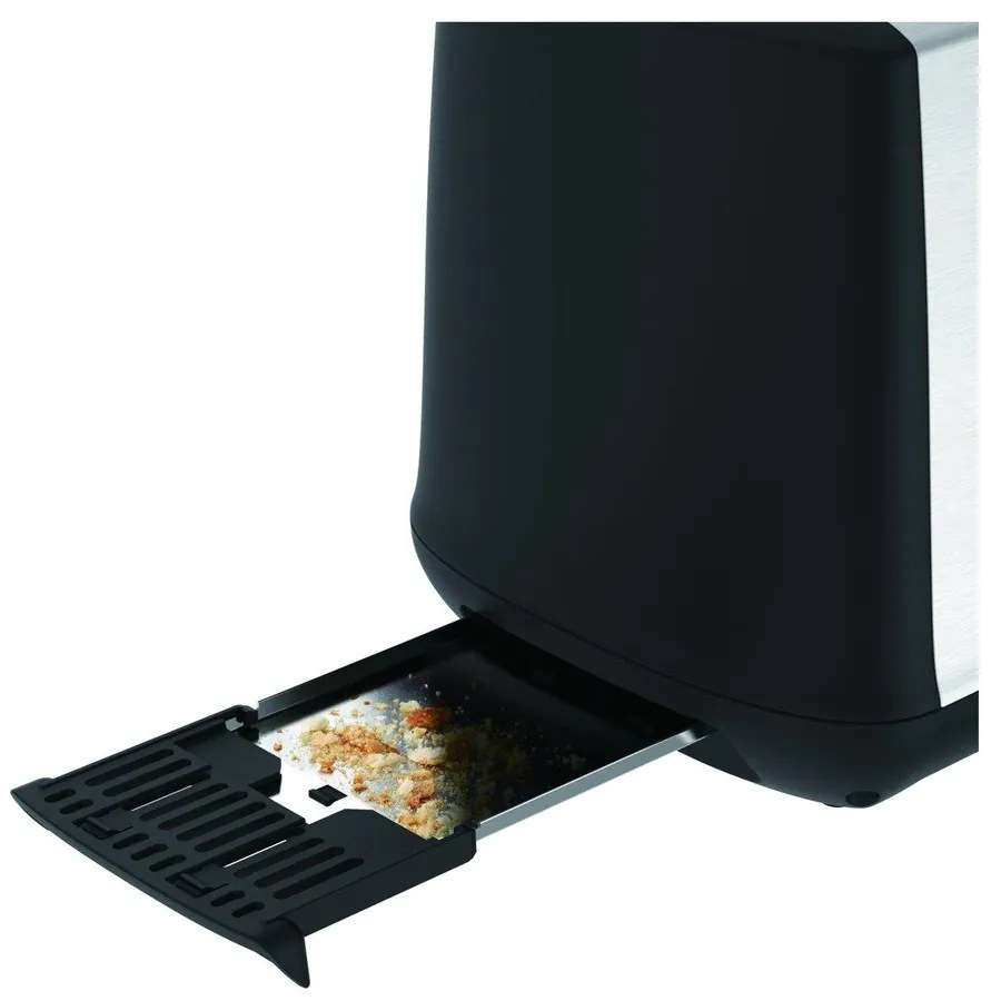 Fekete-ezüstszínű kenyérpirító Subito TT340830 – Tefal