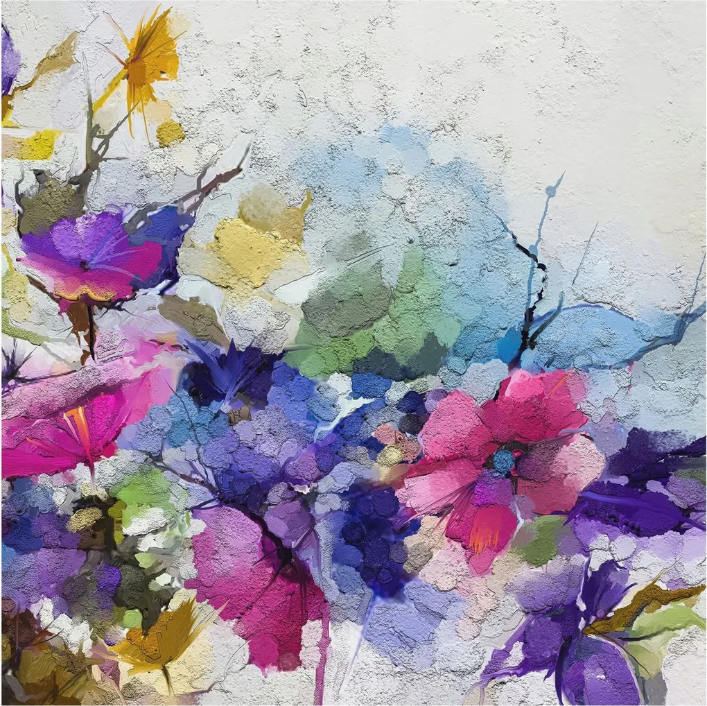 Stílusos Dekoratív Fotótapéta Flizelin Absztrakt virágok 250x250