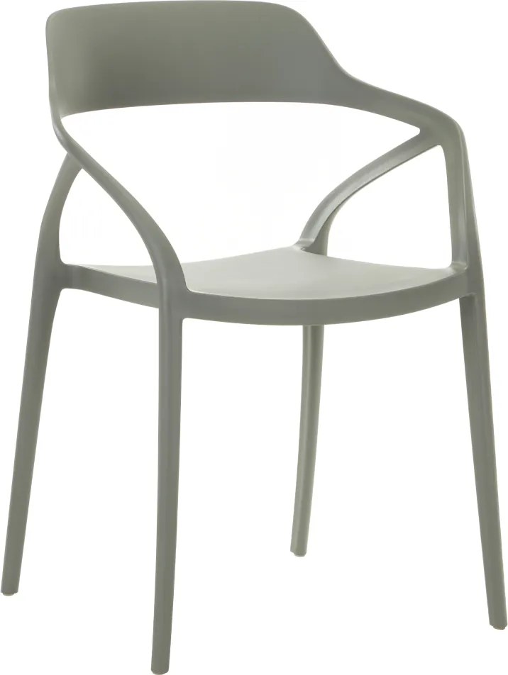 Rakásolható szék, szürke, ALFIO