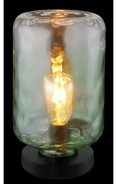 Globo 16046TG - Asztali lámpa DARINA 1xE27/60W/230V zöld