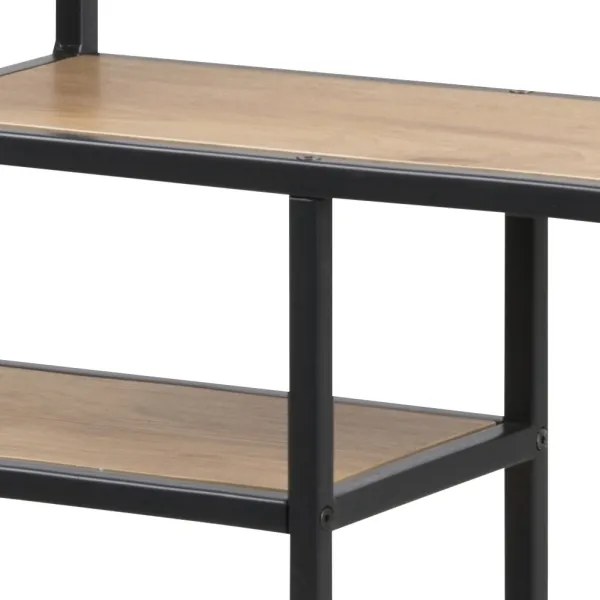 SARON falipolc tölgy/fekete