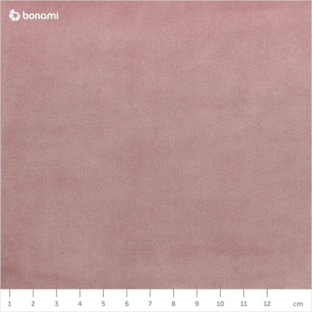 Világos rózsaszín kárpitozott karfás étkezőfotel Lola – Actona