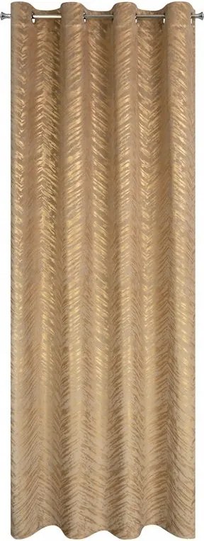 Függöny 140x250 cm sötét bézs