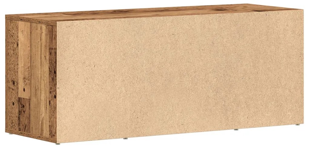 TV Szekrény Régi Fa 100x35x40 cm Mérnöki Fa