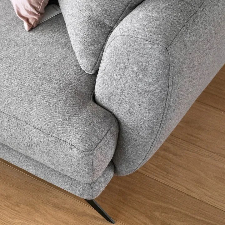 Kinyitható sarokkanapé LARDE, petrolkék Változat: Bal sarok