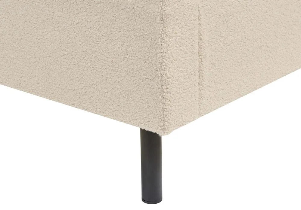 Franciaágy 160 cm Vue (bézs boucle) (ágyráccsal). 1076453