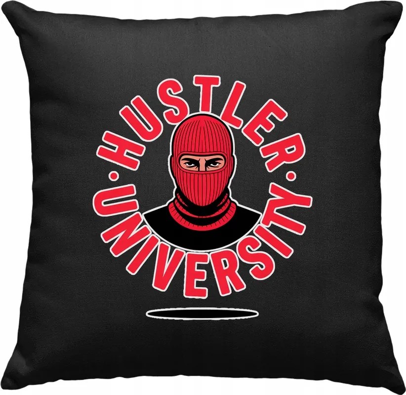 Hustler bandyr streetwear stílusú párna 1 fekete