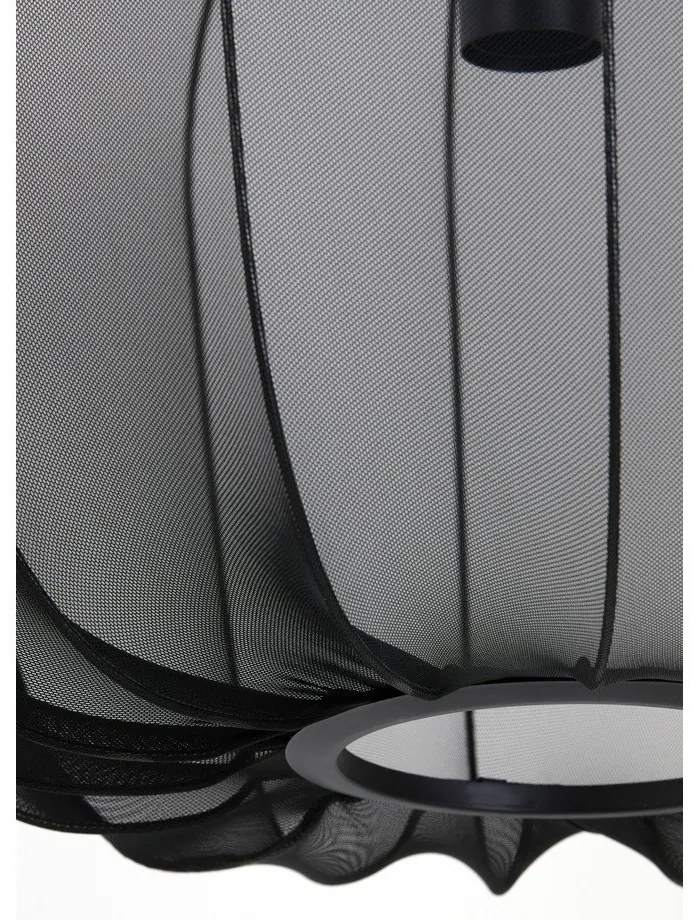 Fekete mennyezeti lámpa ø 50 cm Plumeria – Light &amp; Living