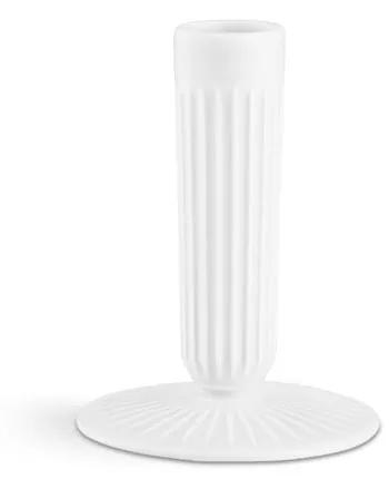 Hammershoi fehér agyagkerámia gyertyatartó, magasság 12 cm - Kähler Design