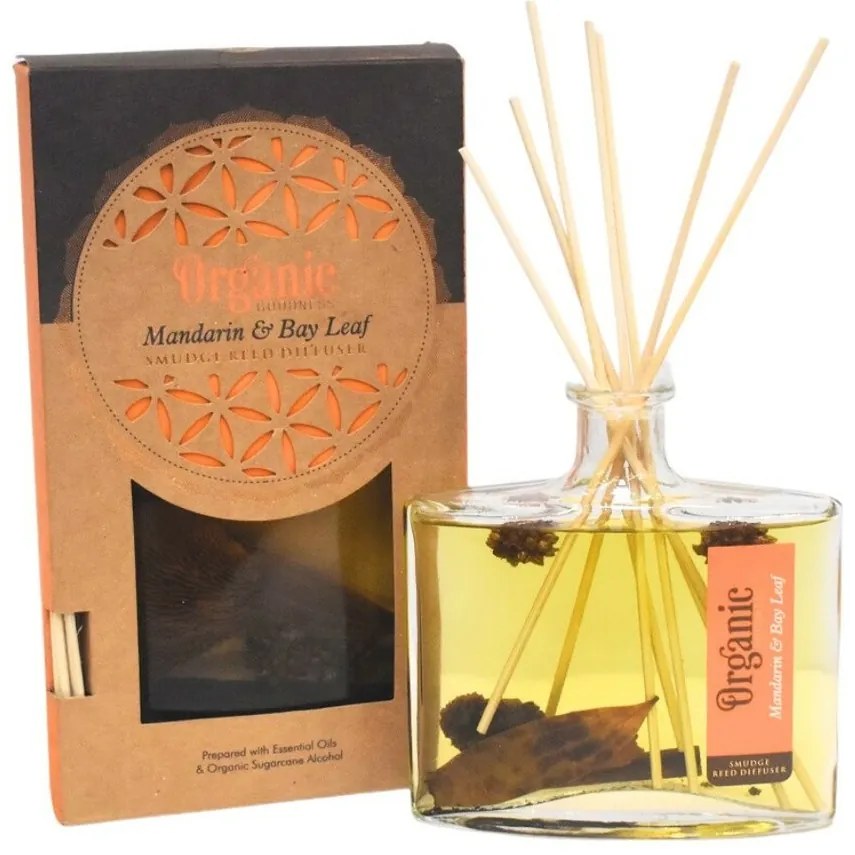 Bio diffúzor Mandarin & Bayleaf 150 mlpálcikákkal