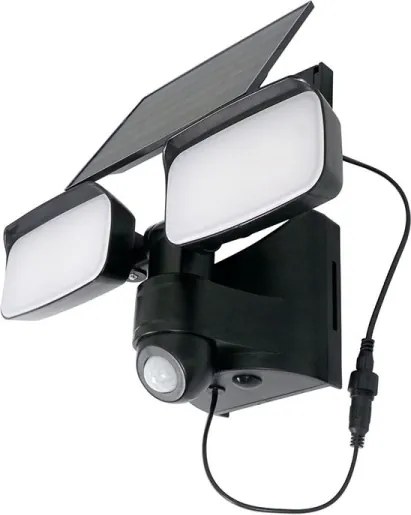 Solight WO7203 - LED napelemes reflektor érzékelővel LED/9W/3,7V 3600 mAh IP54