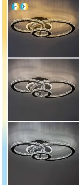 Rabalux 71392 - Dimmelhető LED mennyezeti lámpatest MAZIAR LED/40W/230V 3000-6500K + távirányító