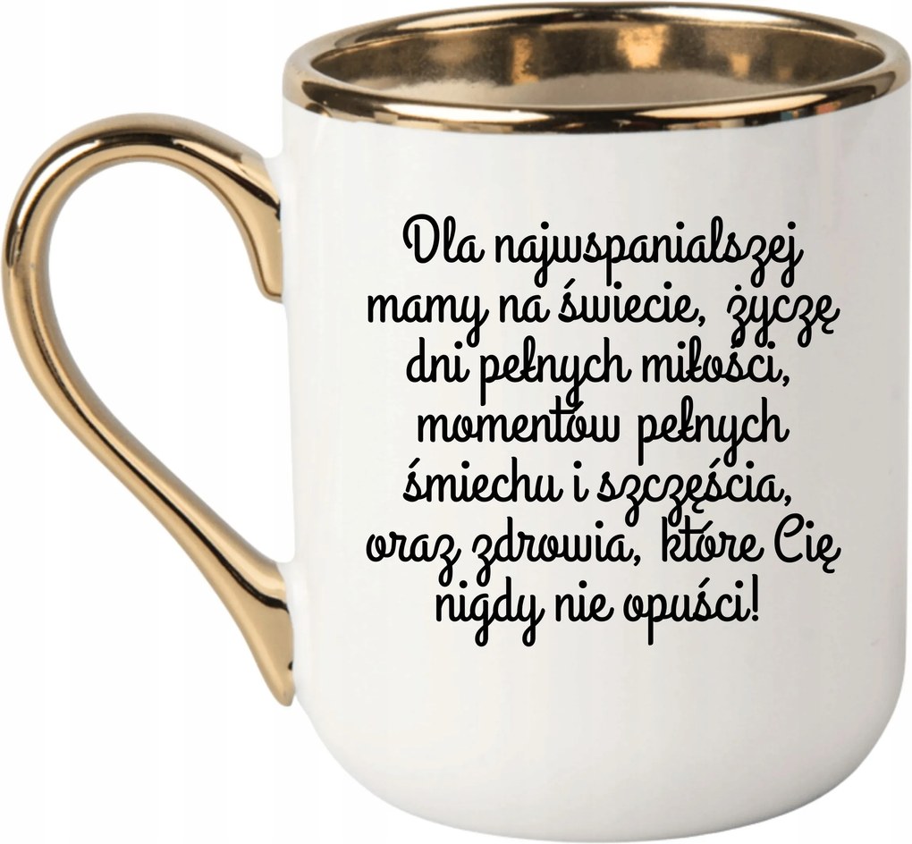 Bögre Fehér Arany Ajándék Vicces Anyák Napja A Legcsodálatosabb Anyukának