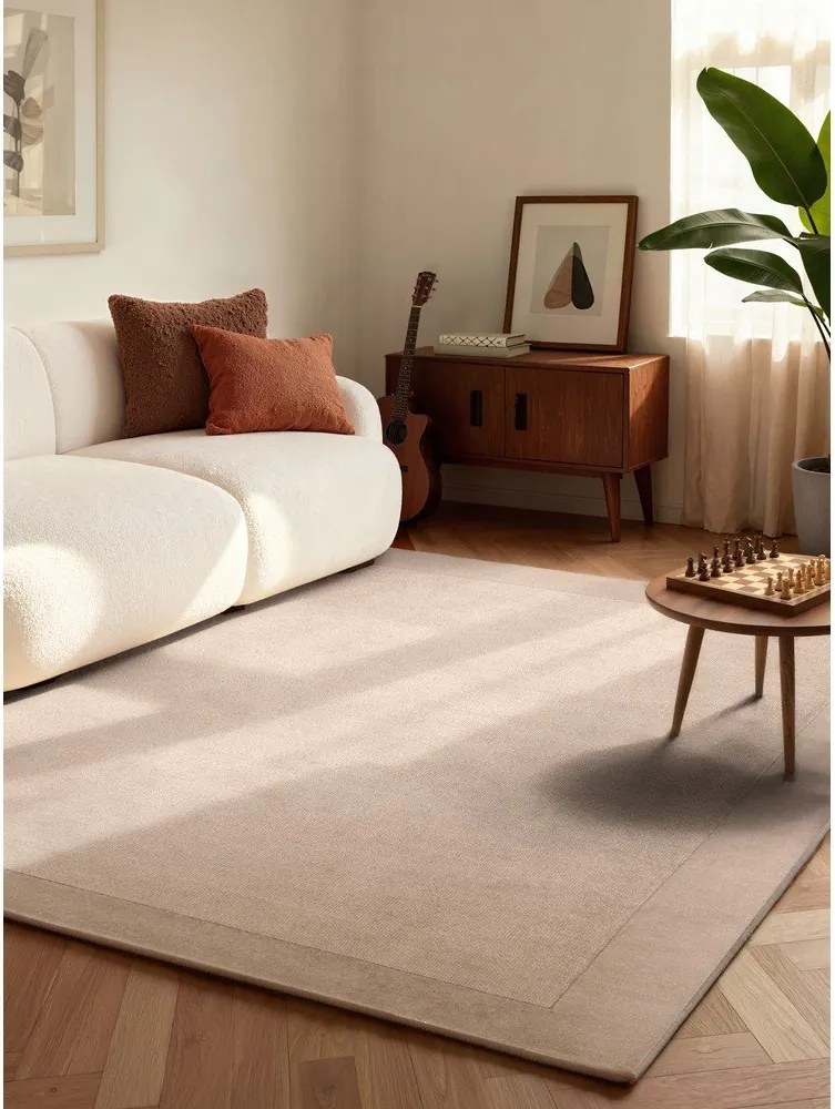 Bézs kézi szövésű gyapjúkeverék szőnyeg 200x300 cm Kari – Villeroy&amp;Boch