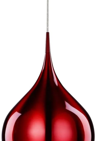 Searchlight - Csillár zsinóron VIBRANT 1xE27/60W/230V piros