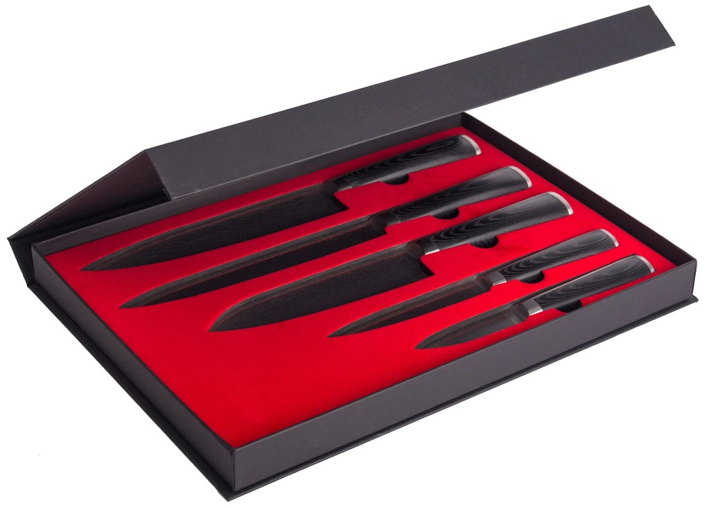 Késkészlet G21 Gourmet Premium 5 db, Box