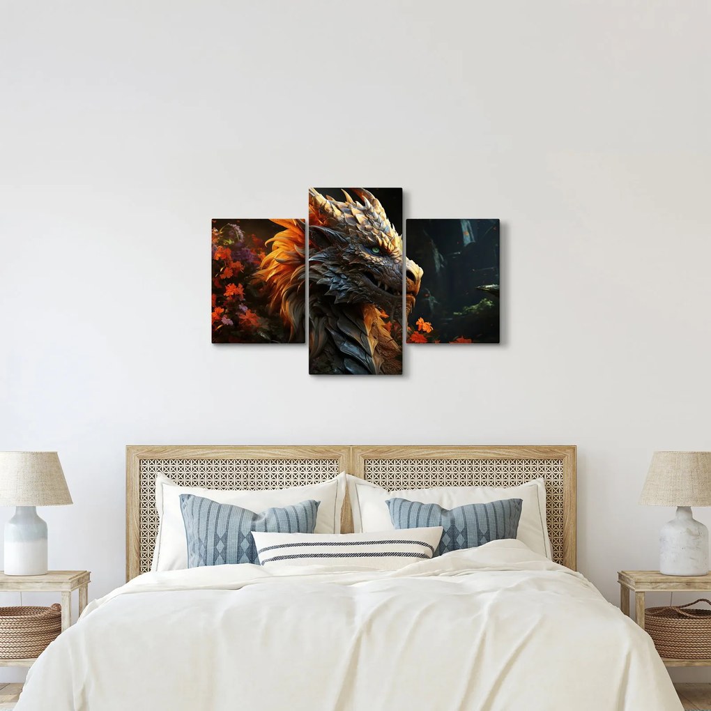 Kép - Sárkány (90x60 cm)