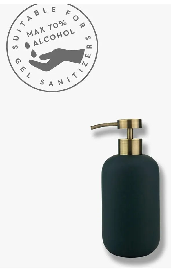 Antracitszürke kerámia szappanadagoló 200 ml Lotus – Mette Ditmer Denmark