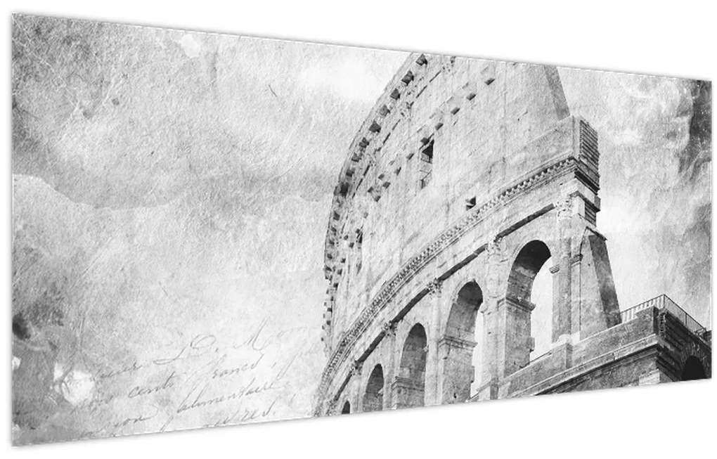Kép - Vintage képeslap a városról N⁰1 (120x50 cm)