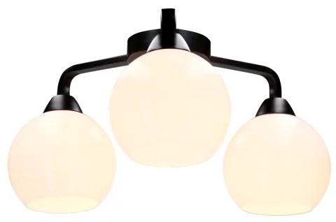 Felületre szerelhető csillár CALDERA 3xE27/60W/230V fekete