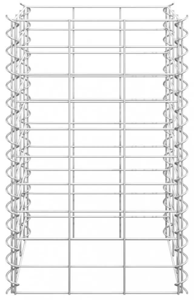 3 db vas gabion magaságyás 30 x 30 x 50 cm