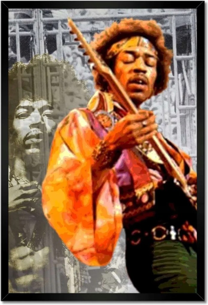 Poszterek keretben 40x60 Jimi Hendrix