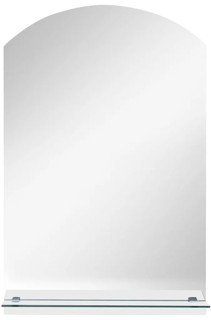 edzett üveg falitükör polccal 20 x 40 cm