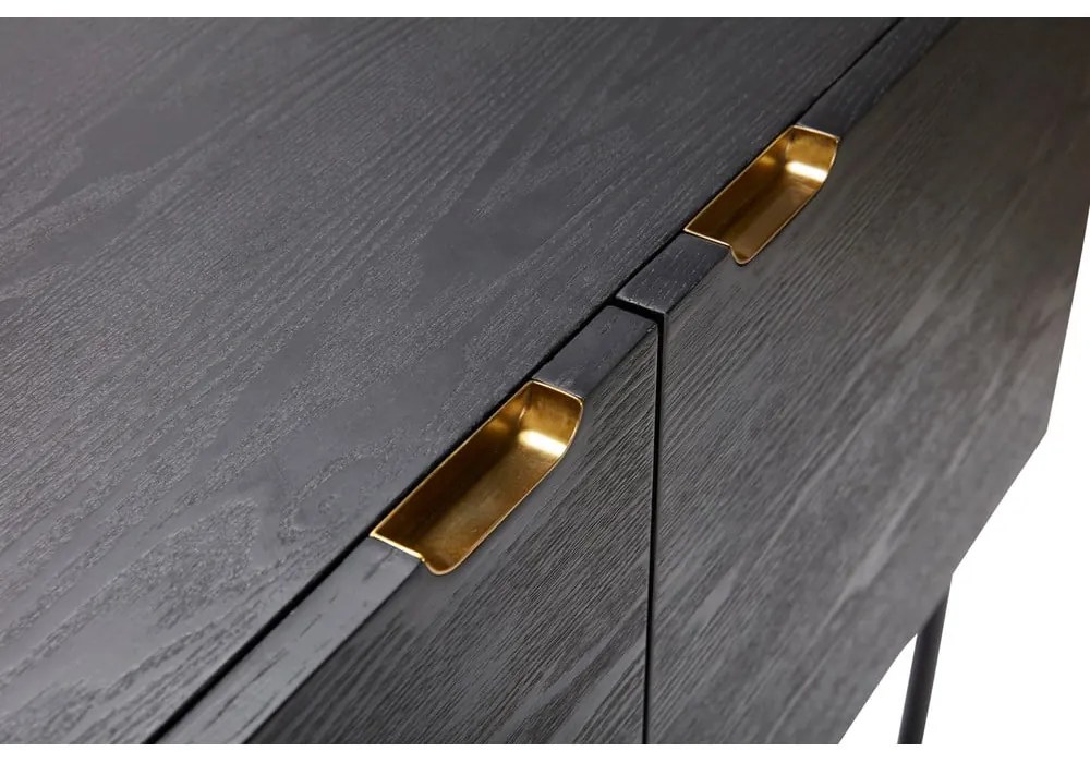 Norm fekete kőrisfa komód - Hübsch