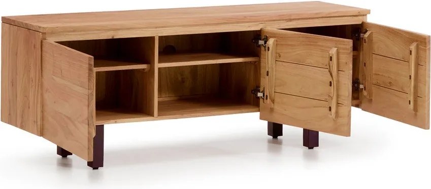 Natúr színű akácfa TV-állvány 150x58x40 cm Uxue – Kave Home