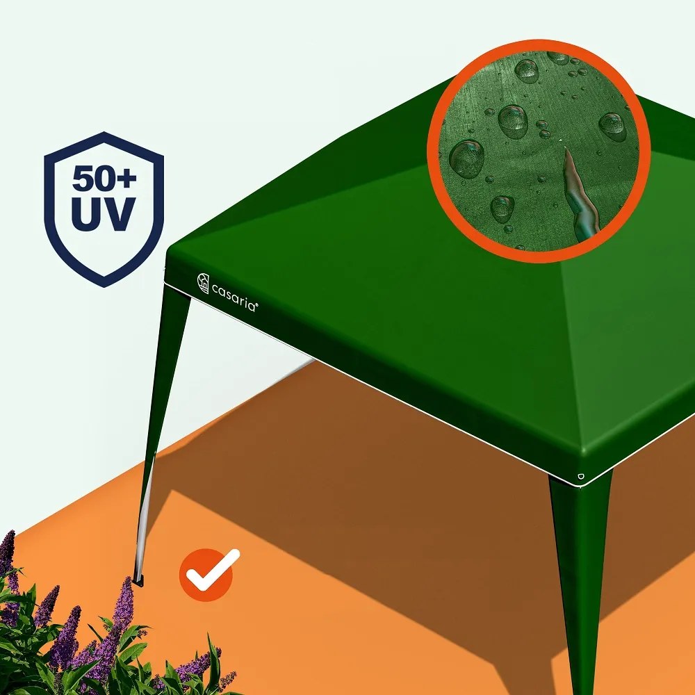 CAPRI rendezvénysátor, 3x3m, zöld Casaria