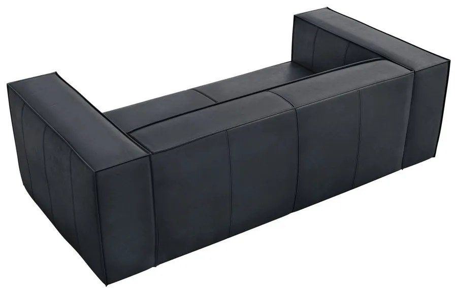 Sötétkék bőr kanapé 212 cm Madame – Windsor & Co Sofas