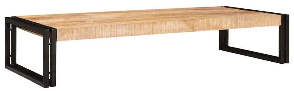 Fürdőszobai polc 120 x 50 x 23 cm Tömör mangófa és vas