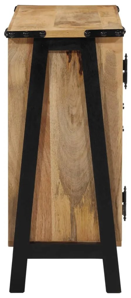 Tömör mangófa tálalószekrény 88 x 30 x 69 cm