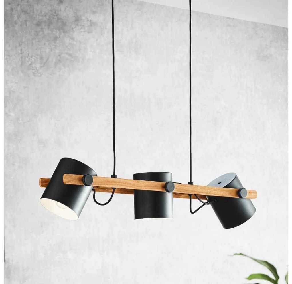 Eglo 43517 - HORNWOOD kábeles függeszték 3xE27/60W/230V